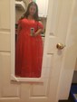 Red Ball Gown Off-the-shoulder Tulle Prom Dresses