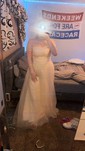 Red Ball Gown Off-the-shoulder Tulle Prom Dresses