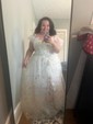 Ball Gown V-neck Tulle Prom Dresses With Star