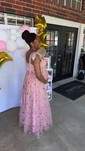 Ball Gown Sweetheart Tulle Corset Prom Dresses With Star