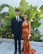 Red Mermaid Strapless Backless Satin Prom Dresses