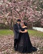 Ball Gown Off-the-shoulder Tulle Prom Dresses With Ruched