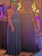 Ball Gown Off-the-shoulder Tulle Prom Dresses With Ruched