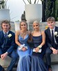 Sheath/Column Square Neck Glitter Prom Dresses