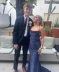 Sheath/Column Square Neck Glitter Prom Dresses