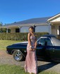 Sheath/Column Square Neck Glitter Prom Dresses