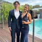 Mermaid V-neck Glitter Prom Dresses With Ruched