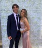 Sheath/Column Square Neck Glitter Prom Dresses