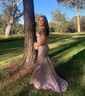 Sheath/Column Square Neck Glitter Prom Dresses