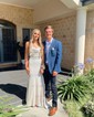 Black Sheath/Column Cowl Neck Glitter Prom Dresses