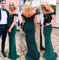 Mermaid Off-the-shoulder Jersey Modest Prom Dresses With Appliques
