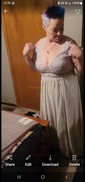 A-line V-neck Chiffon Prom Dresses With Appliques
