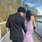 Sheath/Column Strapless Tulle Beaded Prom Dresses With Appliques