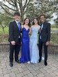 Mermaid Scoop Neck Tulle Beaded Prom Dresses With Appliques