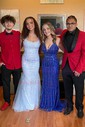 Mermaid Scoop Neck Tulle Beaded Prom Dresses With Appliques