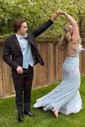 Mermaid Scoop Neck Tulle Beaded Prom Dresses With Appliques