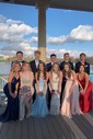 Mermaid Scoop Neck Tulle Beaded Prom Dresses With Appliques