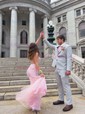 Mermaid Scoop Neck Tulle Beaded Prom Dresses With Appliques