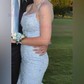 Mermaid Scoop Neck Tulle Beaded Prom Dresses With Appliques