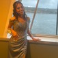 Sheath/Column Off-the-shoulder Satin Prom Dresses With Appliques