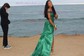 Sheath/Column Off-the-shoulder Satin Prom Dresses With Appliques