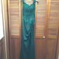 Sheath/Column Off-the-shoulder Satin Prom Dresses With Appliques