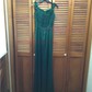 Sheath/Column Off-the-shoulder Satin Prom Dresses With Appliques