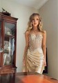 Mermaid Sweetheart Satin Corset Prom Dresses With Appliques