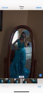 Ball Gown V-neck Sparkly Sequin Prom Dresses With Ruched