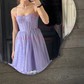 Ball Gown Sweetheart Tulle Floor-length Corset Prom Dresses
