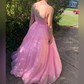 Ball Gown Sweetheart Tulle Floor-length Corset Prom Dresses