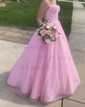 Ball Gown Sweetheart Tulle Floor-length Corset Prom Dresses