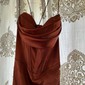 Sheath/Column Sweetheart Satin Corset Prom Dresses With Ruched