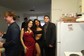 Fitted Ruched Satin Prom Dresses with Slit