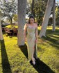 Strapless Ruched Satin Corset Prom Dresses