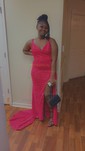 Sheath/Column V-neck Sparkly Sequin Prom Dresses