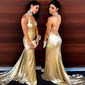 Mermaid V-neck Sparkly Sequin Prom Dresses