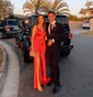 Mermaid V-neck Satin Prom Dresses With Ruched
