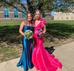 Mermaid Scoop Neck Satin Corset Prom Dresses