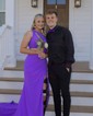 Trumpet/Mermaid One Shoulder Stretch Crepe Sweep Train Prom Dresses With Ruched