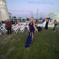 Sheath/Column One Shoulder Velvet Sequins Sweep Train Split Front Prom Dresses