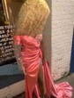 Sheath/Column Off-the-shoulder Ruched Satin Prom Dresses With Beading
