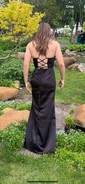 Sheath/Column Cowl Neck Silk-like Satin Floor-length Prom Dresses With Ruched