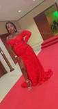 Sheath/Column Off-the-shoulder Sparkly Sequin Prom Dresses With Ruched