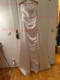 Sheath/Column Strapless Satin Prom Dresses With Ruched