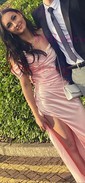 Sheath/Column Off-the-shoulder Satin Prom Dresses With Ruched