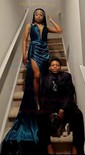 Sheath/Column V-neck Satin Prom Dresses With Ruched
