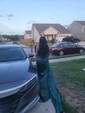 Sheath/Column V-neck Satin Prom Dresses With Ruched