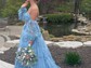 Ball Gown/Princess Off-the-shoulder Tulle Sweep Train Prom Dresses With Appliques Lace