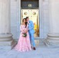 Ball Gown/Princess Off-the-shoulder Tulle Sweep Train Prom Dresses With Appliques Lace